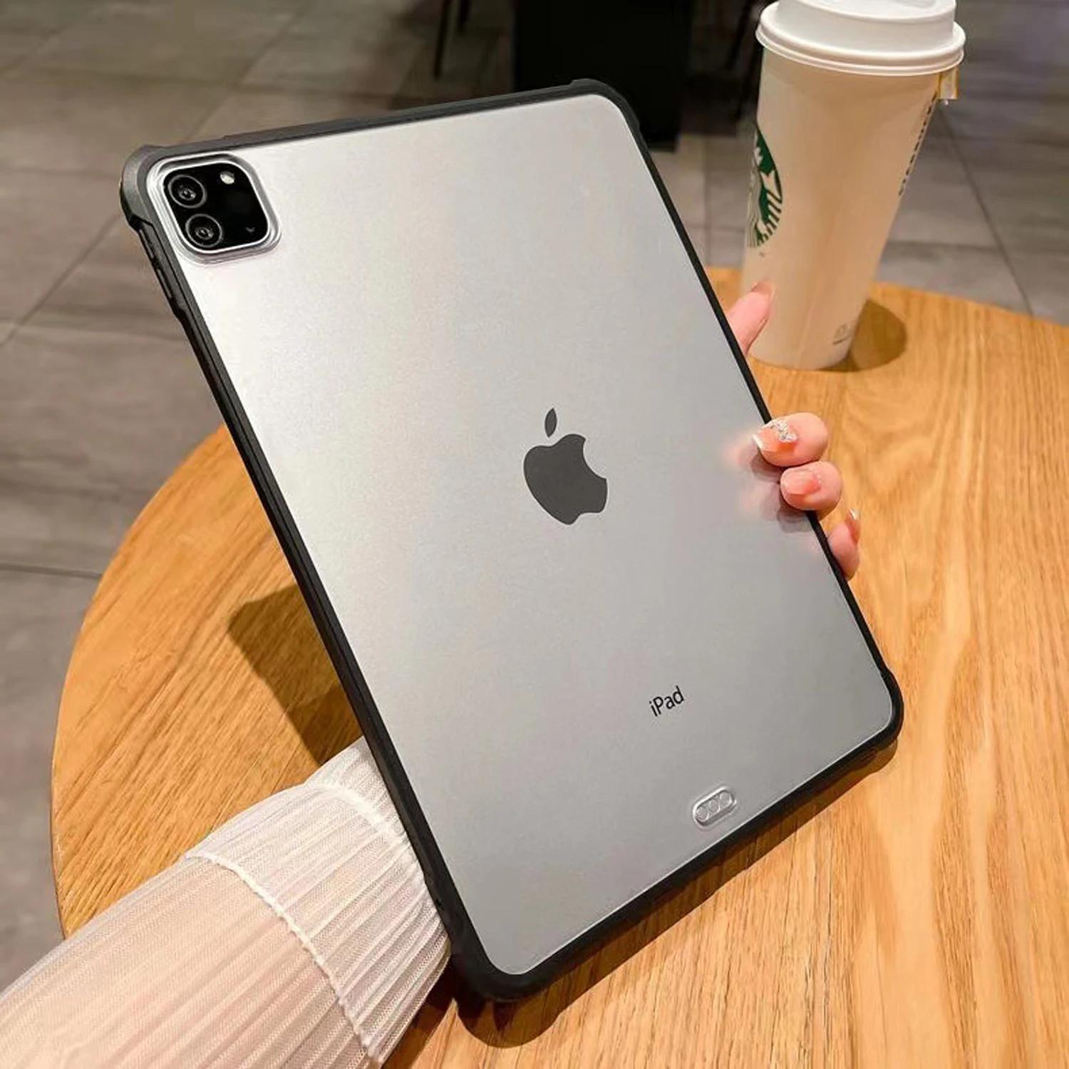 Transparante Matte Hoes Voor iPad Case Air Pro 13 11 12.9 Cases 4 5 6 7 8 9 10 Generatie 10.2 10.9 inch Mini Funda Cover Pro 11inch 2024 2025