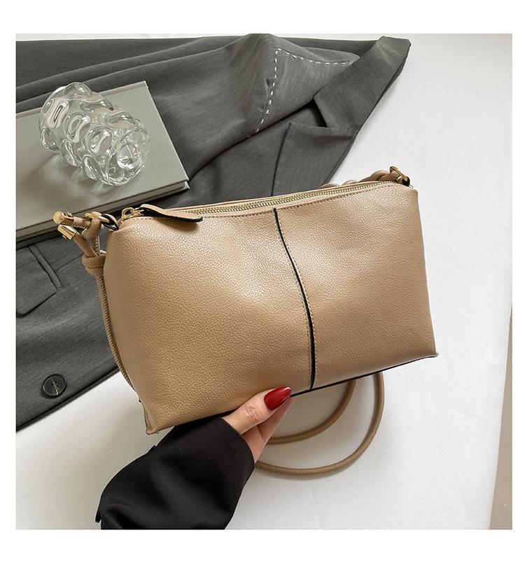 

Ретро премиальная сумка женская через плечо большой вместимости модная на плечо подмышку сумка для通勤 хаки