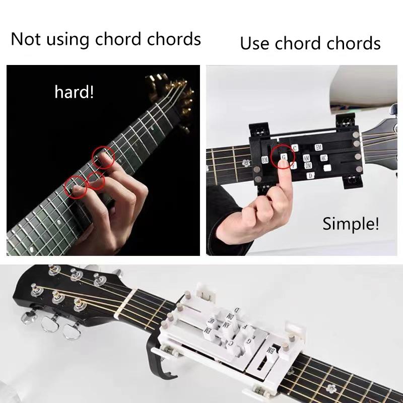 Guitar Aid Chords Trainer Guitar Chord Presser Guitar Starter Learning Tool Guitar Learning Aid Tool Accessories