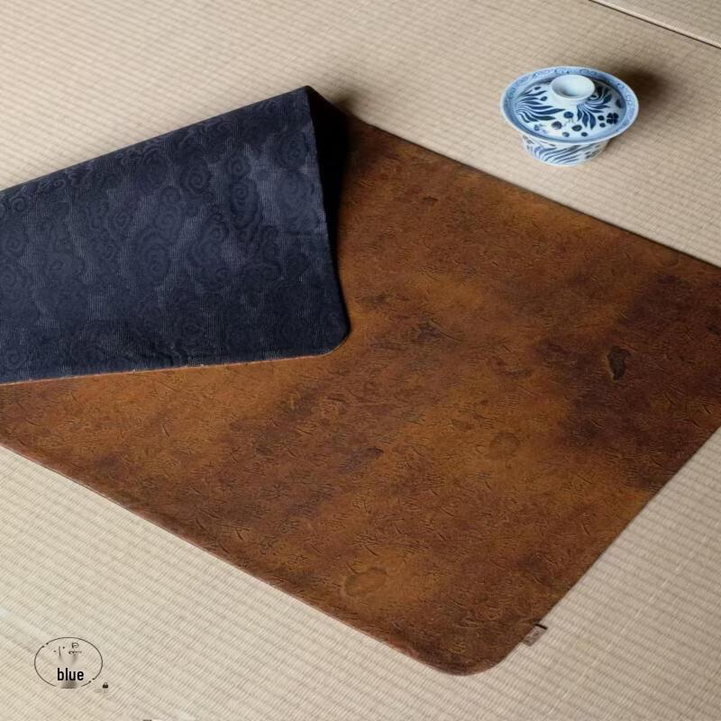 Handun Gambiered Canton Gauze Tea Mat