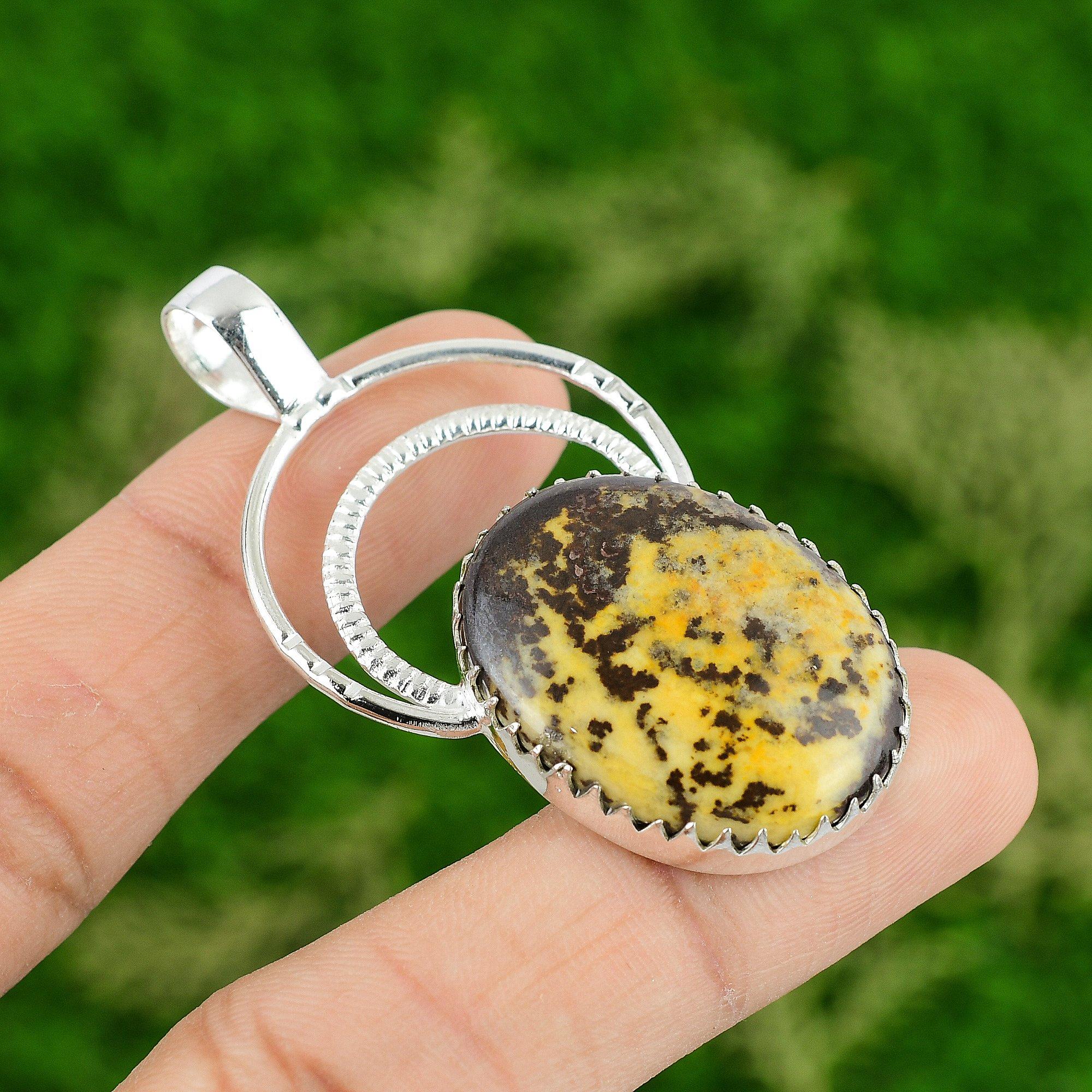 

Daughters Day Deal Bloodstone Stone Birthday Pendant Jewelry 925 Sterling Silver