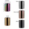 Cylinder Fruit Fork Holder Stainless Steel Mini Metal Box Toothpick Jar Holder  Dining Table