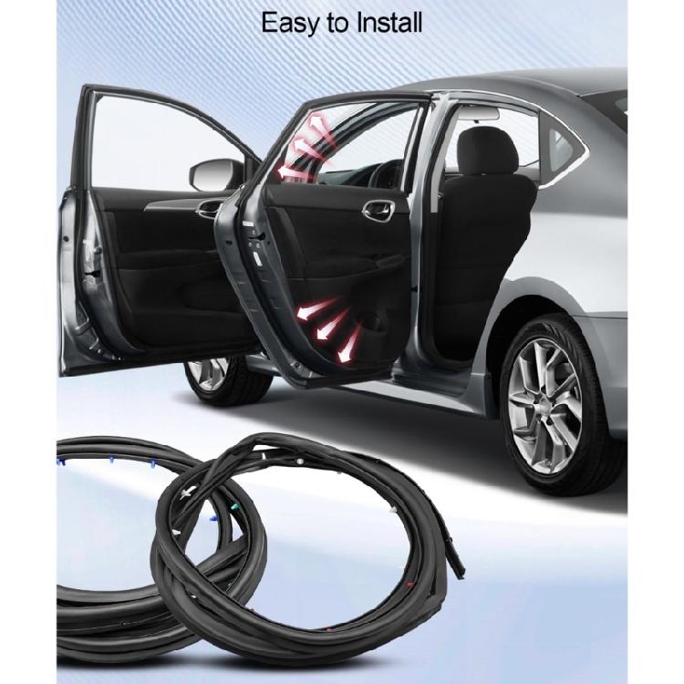Replacement Door Seal Strips Automotive Accessory Easy Installation Right Rear Door Rubber Weatherstrip Seal for Sentra