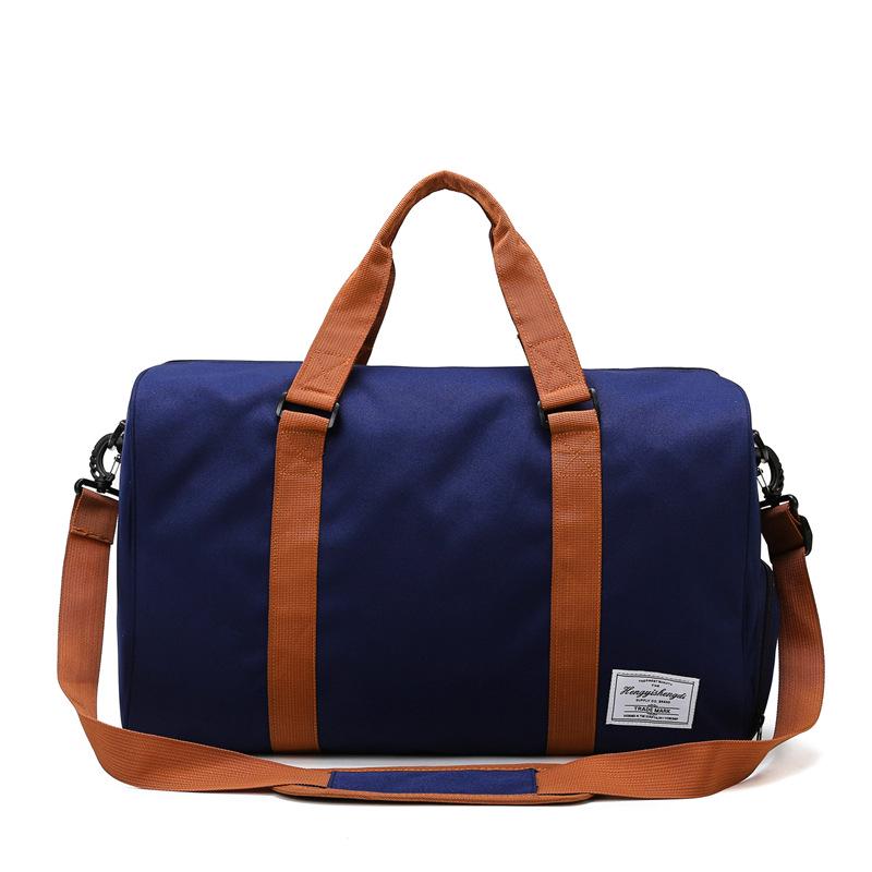 

Large Capacity Unisex Travel Sports Handbag – Men s Fashion & Women s Korean Style for Business & Casual Use синій