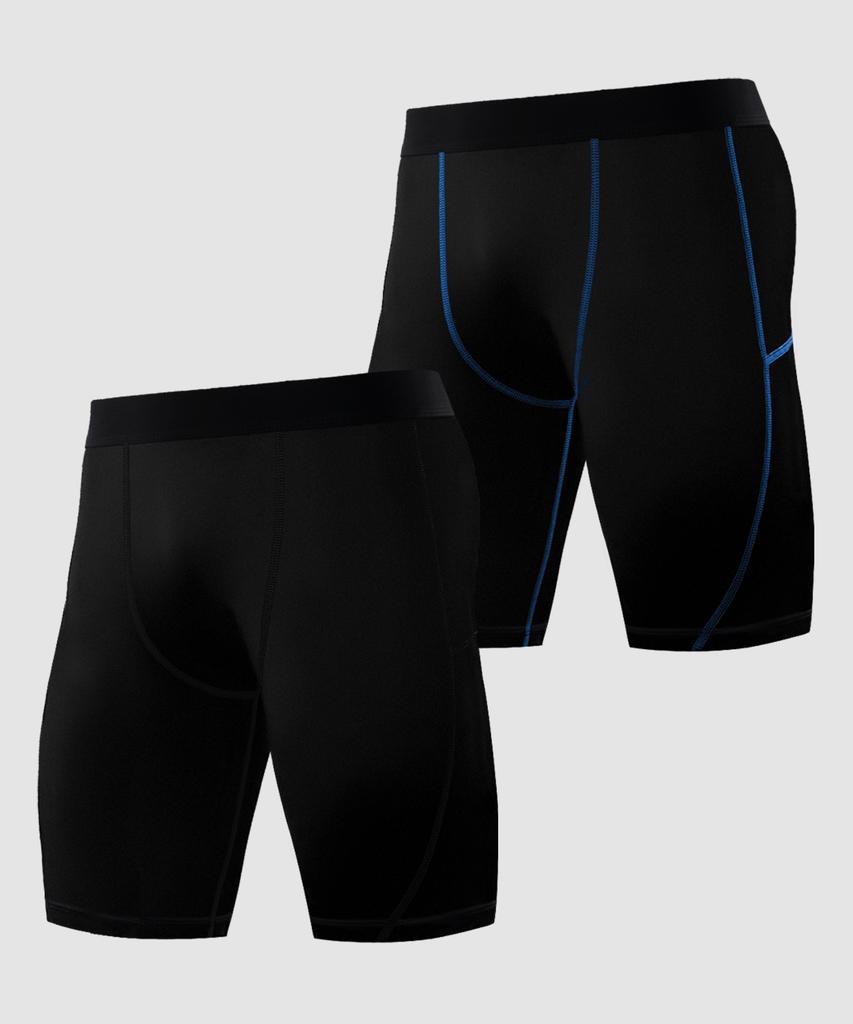 Armedes [2Pack] Functional Underlayer Baselayer Compression Techfit Shorts Ar-55 (7 Colors) (Type B)
