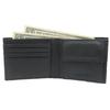 Emporio Armani Bifold Wallet Coin EM001741 AF14774 Black Men's (with Purse) [Used]