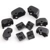 Motorcycle Part Chrome/Black Hand Switch Housing Caps Button Cover For Harley Touring Road King Electra Street Road Glide1996-13