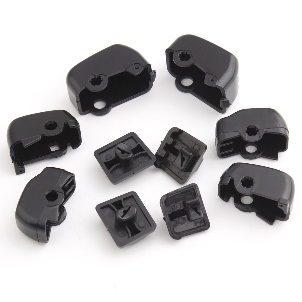Motorcycle Part Chrome/Black Hand Switch Housing Caps Button Cover For Harley Touring Road King Electra Street Road Glide1996-13