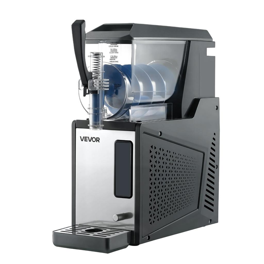 Slushie Machine, 4L/135oz No Ice Needed Slushy Machine for Home, Frozen Drink Maker with Single Tank, Margarita Machine with Self-Cleaning, for Frozen
