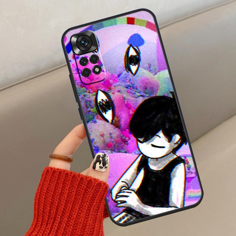 Omori Game Case For Xiaomi Redmi Note 10 Pro 8 9 12 11 Pro 8T 9S 10S 11S Redmi 9 10 10C 9A 9C Cover
