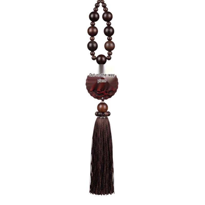 2025 High-End Peach Wood Pixiu Car Pendant for Safe Travels