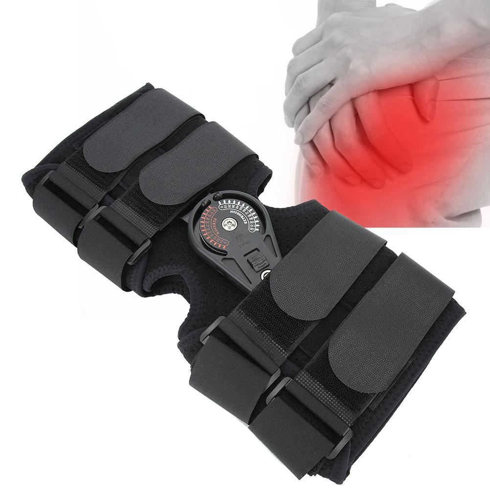 

Leg Knee Joint Support Adjustable Breathable Knee Sprain Joint Fixed Brace Black