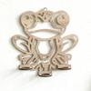Vase Wall Mounted Planter Wooden Flower Pot Water Plant Tube Stand Planter Holder  Living Room