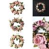 Elegant Peony Rose Flower Wreath For Stylish Wedding And Home Door Decor