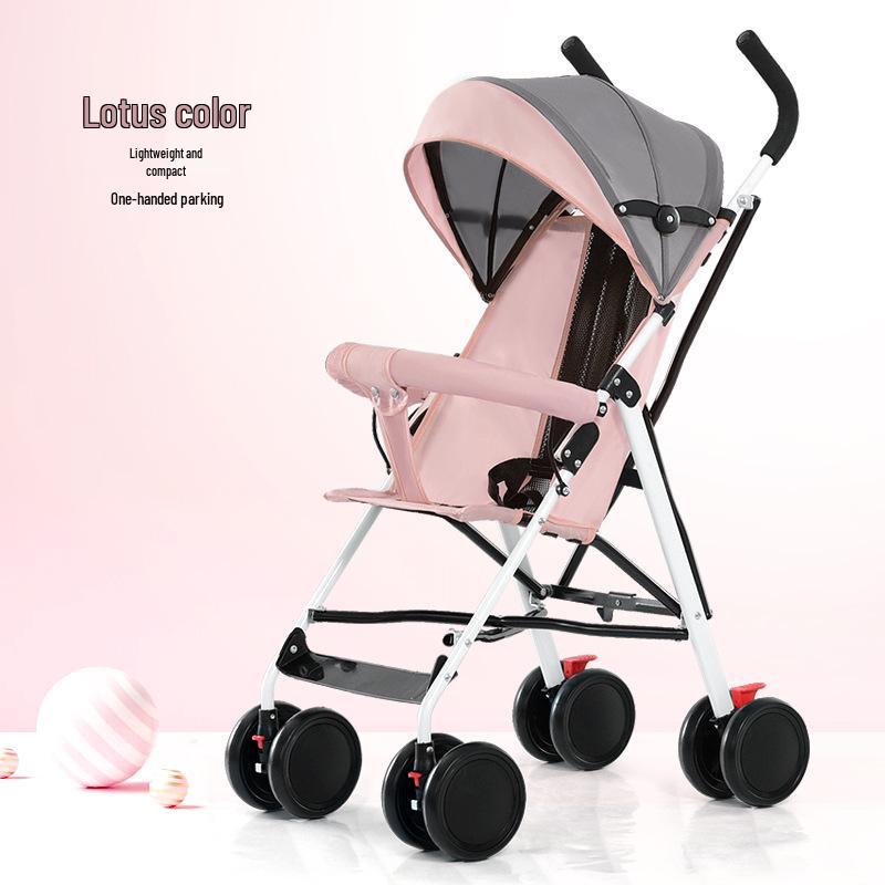 

Легкая, Складная Детская Коляска: Простой, многофункциональный сидячий стиль для детей