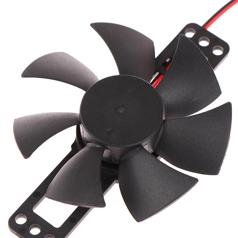 1Pc Black Dc 18V Induction Cooker Cooling Fan Plastic Brushless Fan Cooling Fan