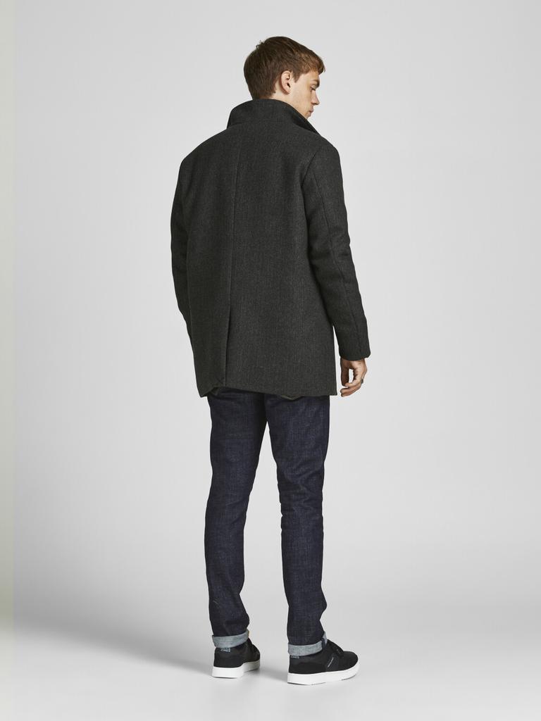 Зимняя куртка Jack & Jones Jjedunham Wool Jacket Sn (12189349) темно-серый меланж