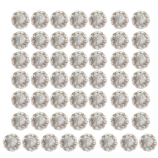 

50 шт./Набір Вишукана мереживна підставка під десерт Красивий термостійкий папір для торта 5.5 inch