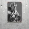 sephiroth Cartoon Retro Vintage Tin Sign Poster Decorative Plaque Metal Plate Wall Decor