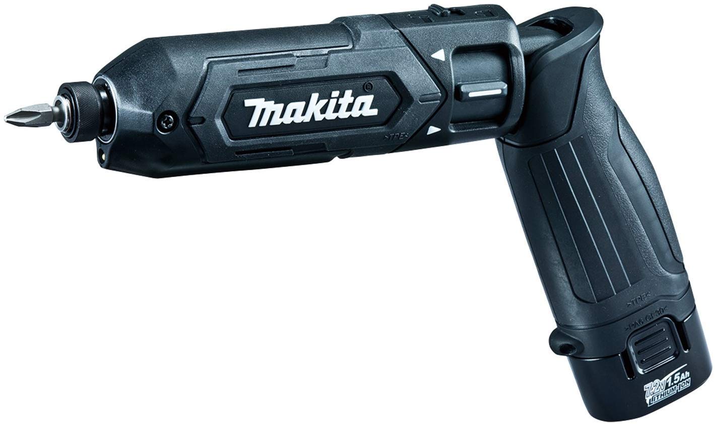 

Makita TD022 Black Impact Driver with 25Nm Two Batteries and Charger (7.2V) Pen-Style Torque, 1.5Ah (TD022DSHXB) чорний
