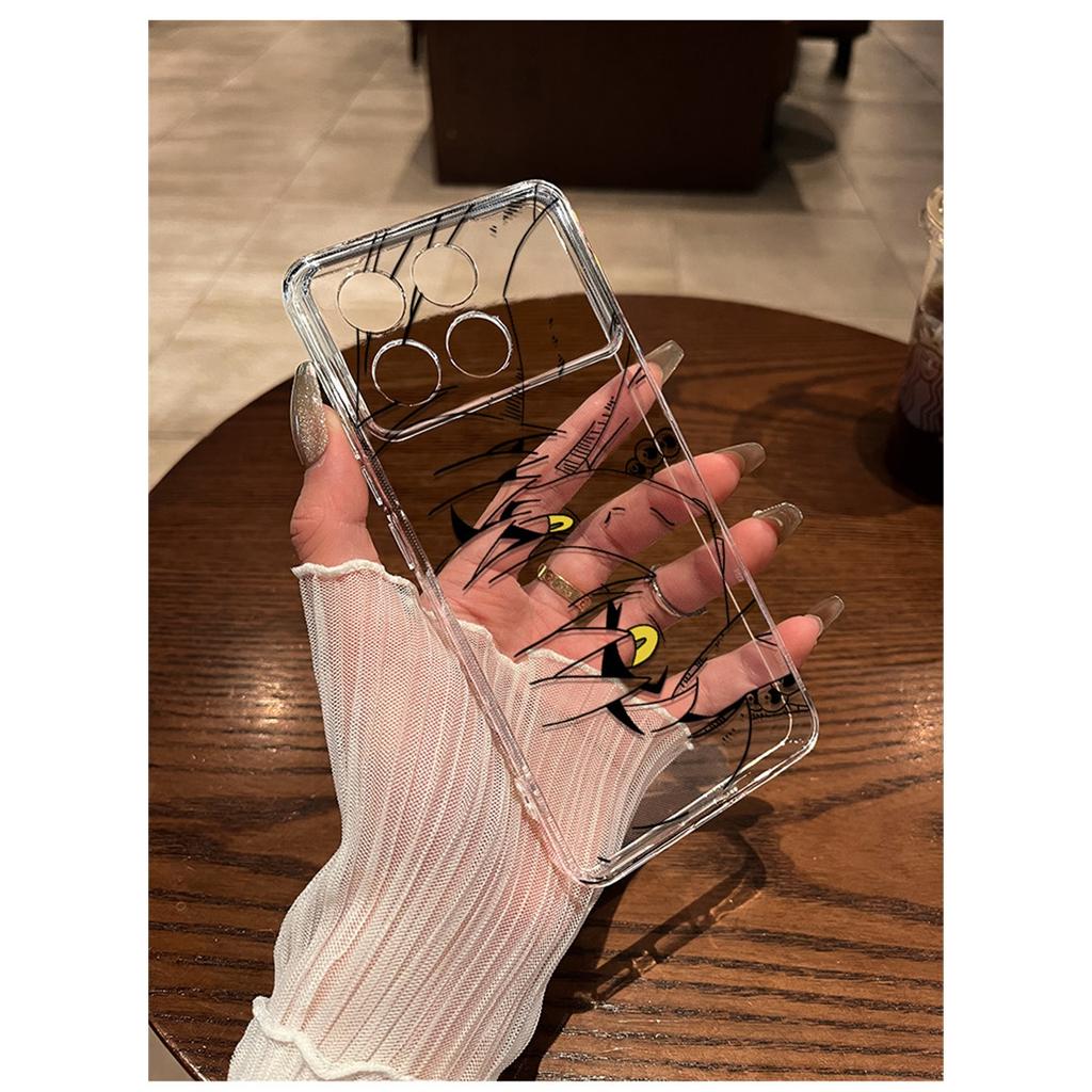 Anime Line Art Manga Eyes TPU Phone Case For IPhone 15 14 13 12 11 Pro Max X XR XS 8 7 Plus, Clear Shockproof Protective Cover