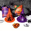1/20pcs Halloween Hat-shaped Candy Box Ghost Witch Trick or Treat Box Set Party Favors Decor Holiday Gifts Packaging Supplies