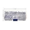 200pcs 12-10 AWG Non-Insulated Butt Connectors Cable Crimp Terminals  Electrical Wiring Projects