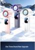 Portable High-Speed Cooling Handheld Fan with Strong Airflow, Long Battery Life, Foldable Neck, Digital Display, and Ice Pack Feature