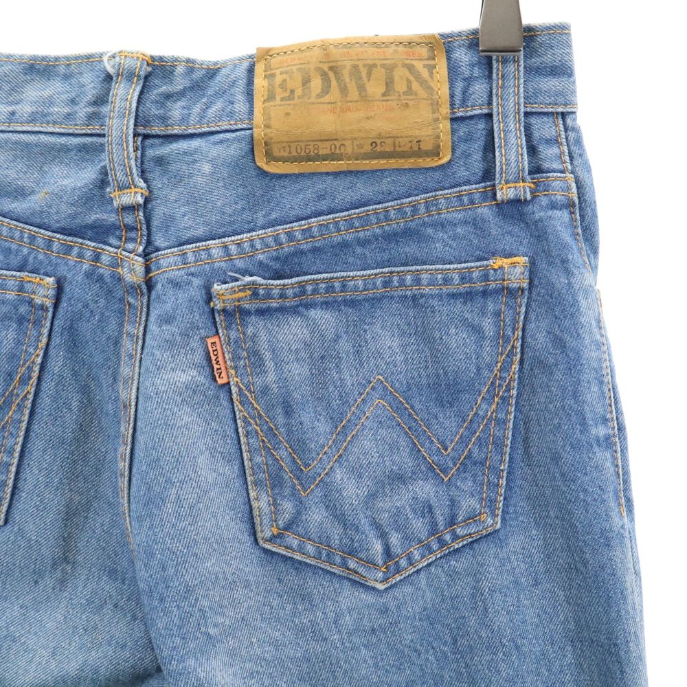 EDWIN Vintage Boot Cut Denim Pants W28 Jeans Women Used