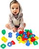 20Pcs Nut Shape Screw Building Blocks Match Puzzle Toys For Children Infant Montessori Shape Color Recognize Educational Toys