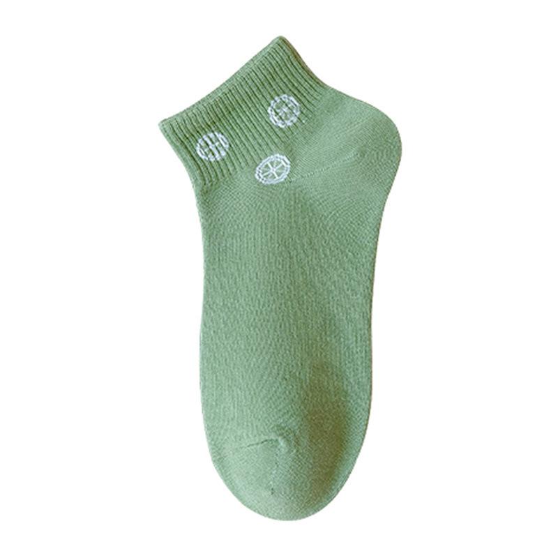 

Короткие носки для детей, милые японские короткие хлопковые носки для девочек в студенческом стиле, весенние носки-лодочки с неглубоким горлом, лето One Size