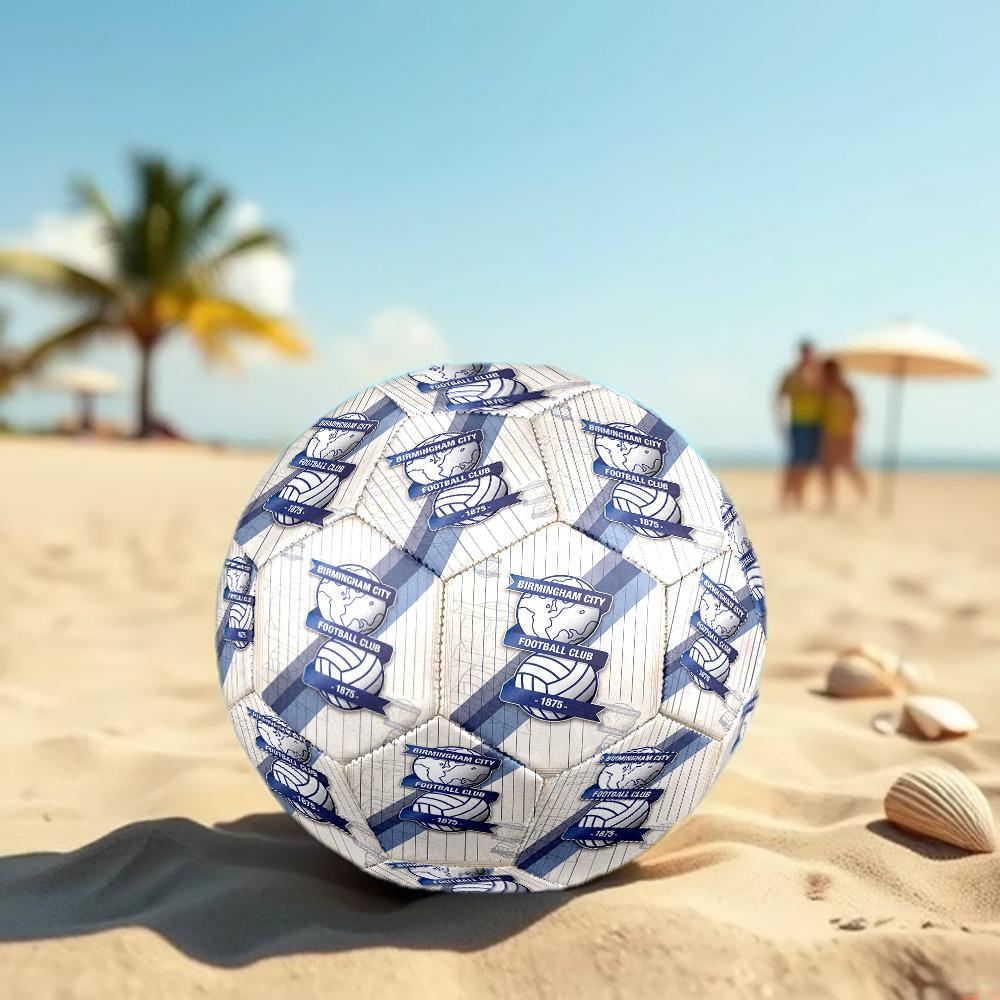 Birmingham City Taglia 5 Pallone da Calcio Alta Elasticità Pallone da Calcio Per Competizione All'aperto Allenamento Quotidiano Gioco