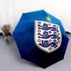 1 PC Automatic Folding Umbrella - England National Football Team Pattern, Portable & Foldable Design with 8 Ribs, Christmas Birthday Gifts