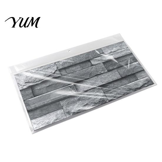 Home Interior Wall Makeover 6Pcs Vintage Faux Stone Self?Adhesive Tiles, Waterproof Oil?Proof Backsplash Kitchen Tiles Sticker, Peel & Stick