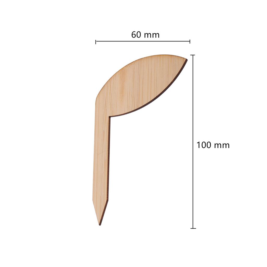 Plant Labels Wooden Plant Sign Tags Multi-Type Bamboo Garden Markers Bonsai Seed Potted Flower Vegetable Succulent Tool 5/50Pcs