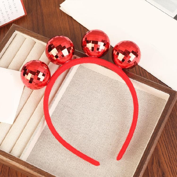 Glitzerndes Discokugel-Haarband, Disco-Haarband, Vintage-Disco-Outfits der 70er Jahre, glänzende Haaraccessoires für Kinder, Geschenkidee