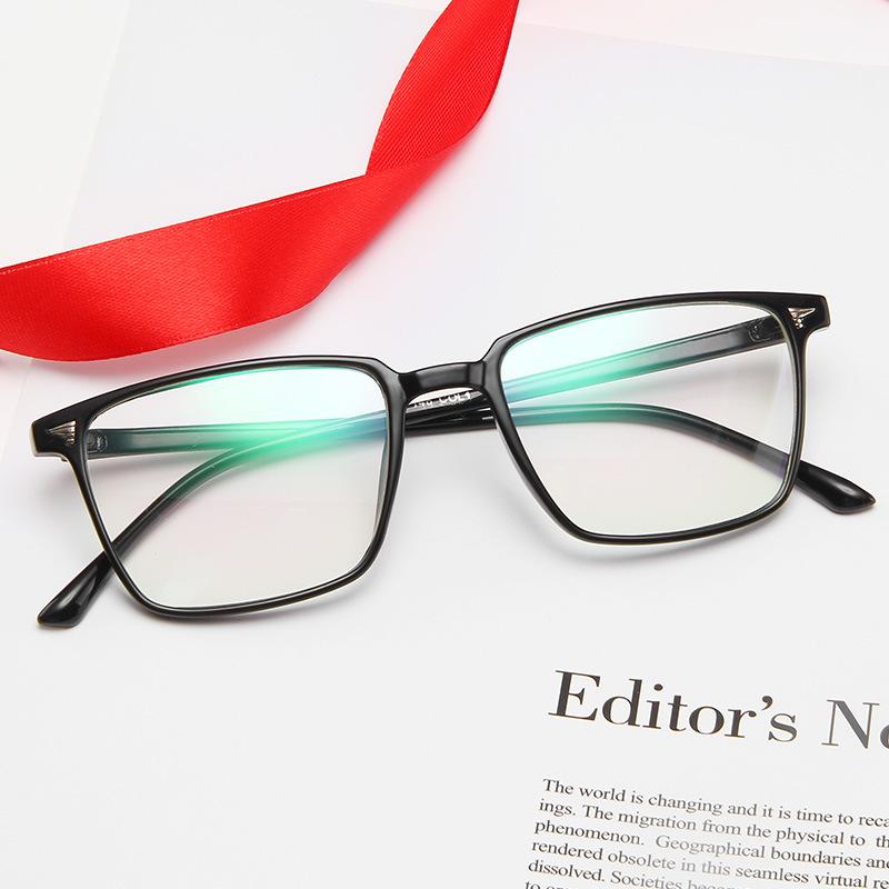 Vintage Computer Eyeglasses Square Women Fashion Transparent Glasses Men Optical Myopia Plastic Spectacles Eyewear Frame