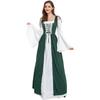 Choni Choice Mittelalterliches Kleid, Aristokratisch, Renaissance, Gotischer Stil, Magd, Retro Silhouette, Lange Ärmel, Langes Kleid, Große Größen, Damen und Erwachsene