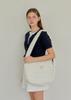 Anoetic Anc Quilting Big Bag_Ivory