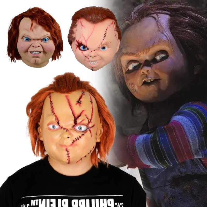 Terror Childs Play Cosplay Latex Mask Halloween Party Stage Gift Performance