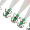 5pcs Dark Squid Hard Baits Fishing Night Umbrella Hook Freshwater Saltwater