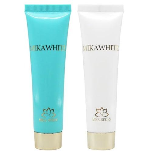

Official Mika White Whitening Toothpaste, Toothpaste Gel, Bad Breath, Yellowing, 30g, Set of 2