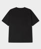 LEMAIN SECOND Basic Logo Print Oversized Short Sleeve T-Shirt [Black]