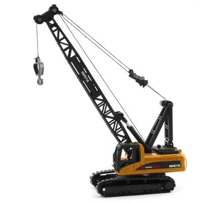 1/50 Diecas Truck Alloy Tower Crane Model Engineering Vehicle Excavator Model Children's Toy Engineering Alloy Model Gifts