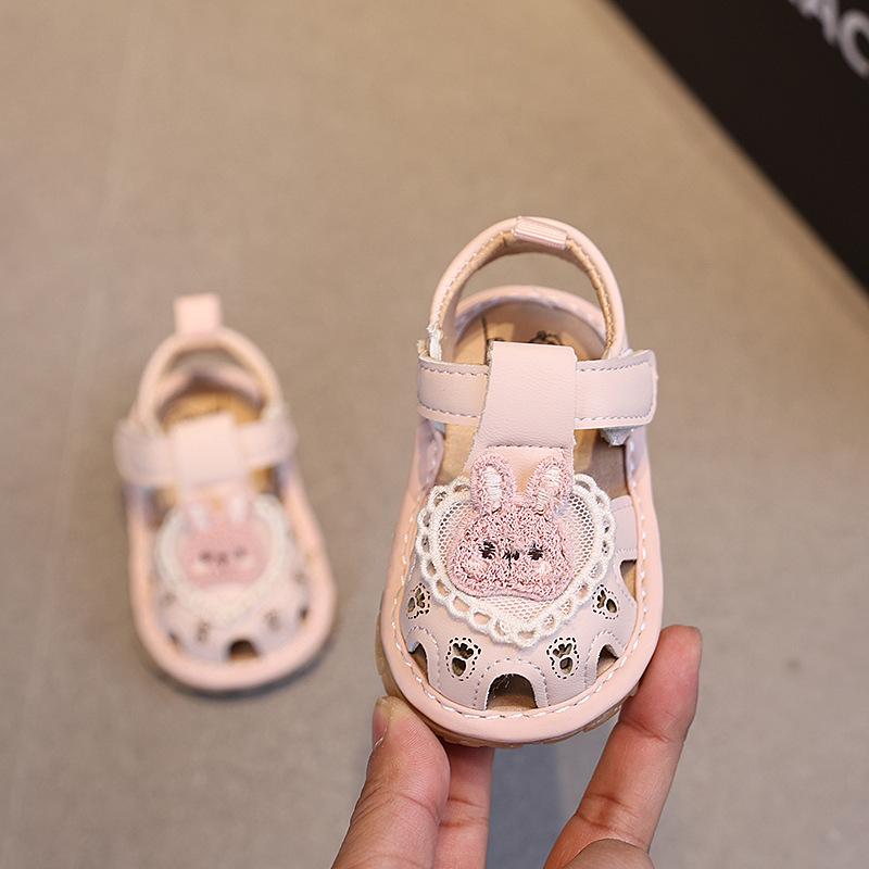 Fashion Girls Shoes Summer New Kids Sandals Anti Slip Baby Shoes Simple Child Call Shoes Soft Soled Girl Sandals