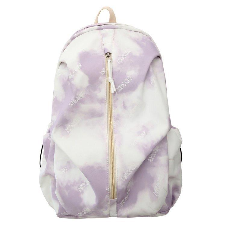 Schoolbag new Korean version of campus explosion simple and versatile lightweight student backpack college student junior high school shoulder travel