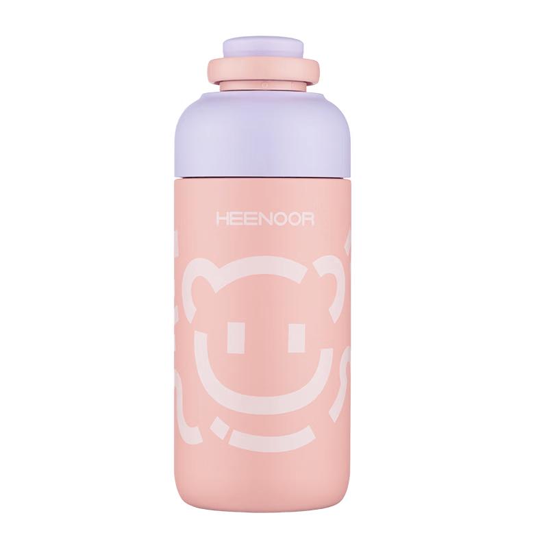 Heenoor Kids 316L Stainless Steel Insulated Straw Water Bottle