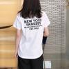 MLB New York Yankees T Shirts Unisex White Crew Neck Moderate Straight Fit 31TS04031-50W