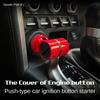 Bouton de démarrage Push Start Bouton de démarrage Moteur à démarrage une clé Compatible avec la plupart des véhicules Indicateur LED Remplacement