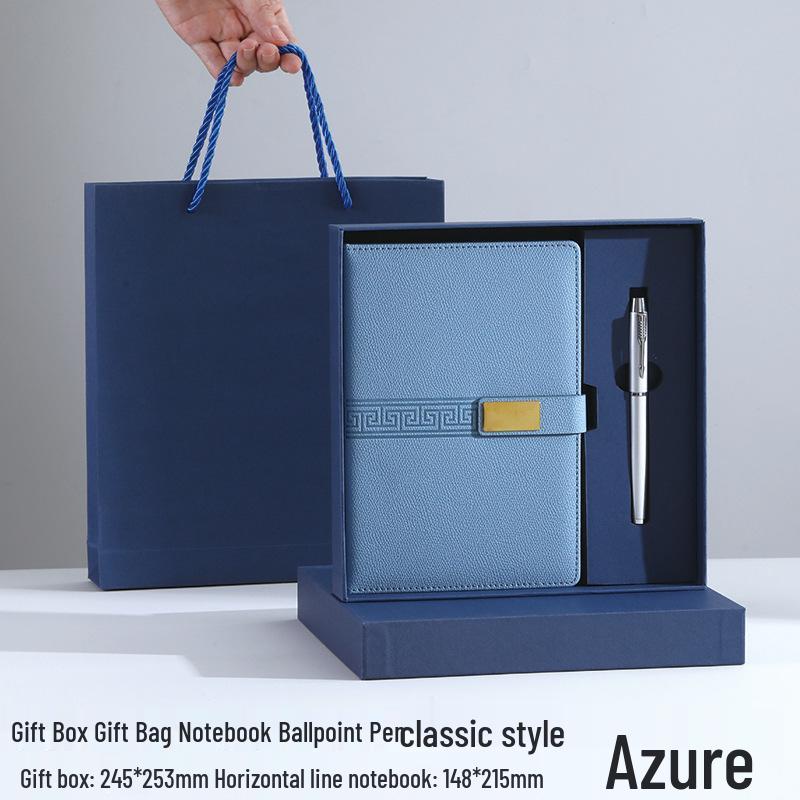 A5 Custom Logo Notebook Gift Set - High-Quality Business Diary with Gift Box